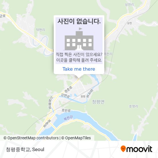 청평중학교 map