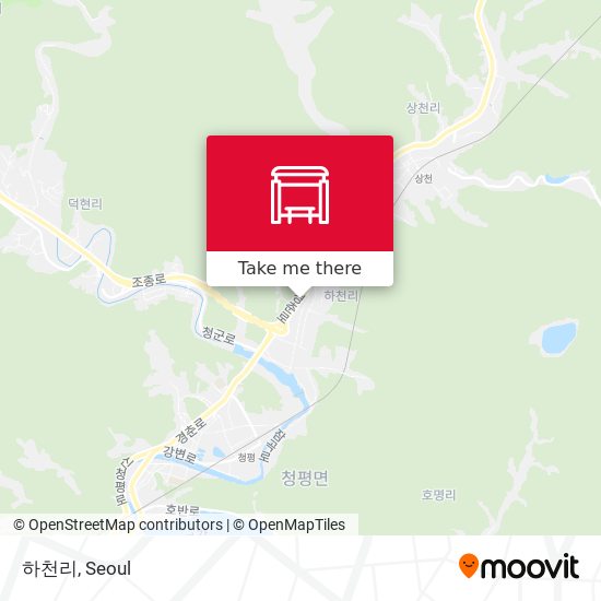 하천리 map