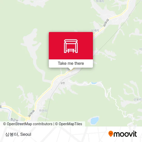 삼봉터 map