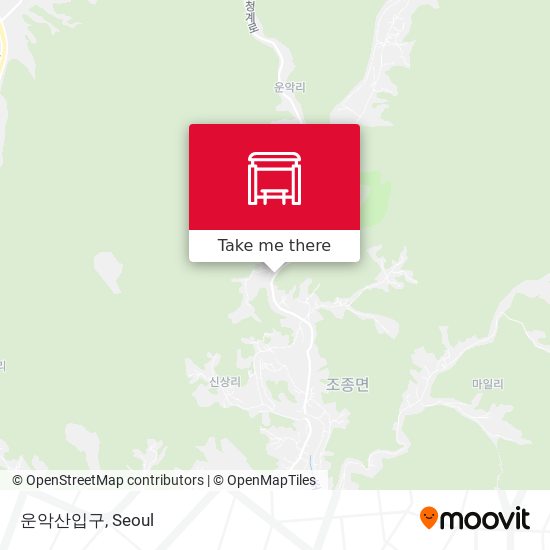 운악산입구 map