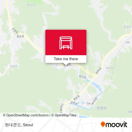 현대콘도 map