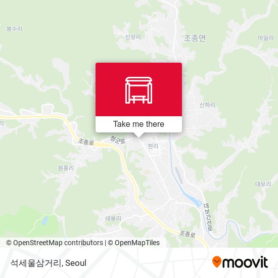 석세울삼거리 map