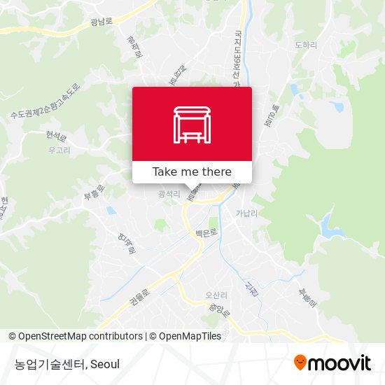농업기술센터 map