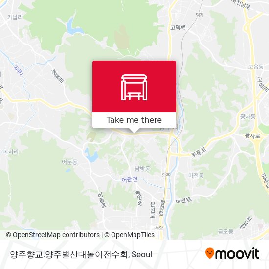 양주향교.양주별산대놀이전수회 map