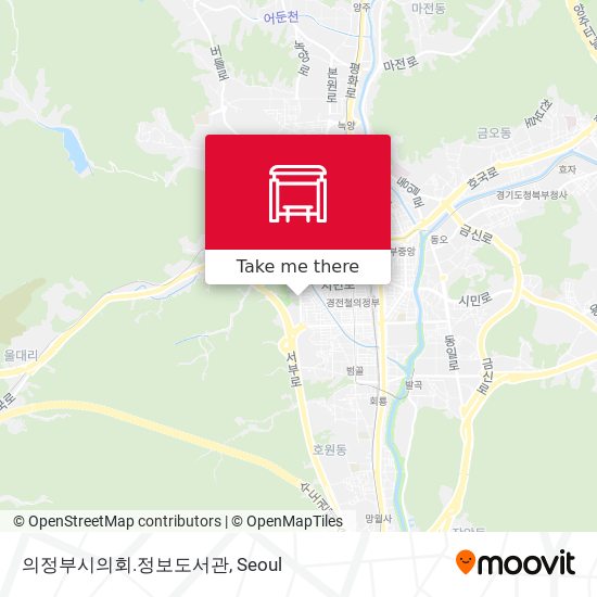 의정부시의회.정보도서관 map