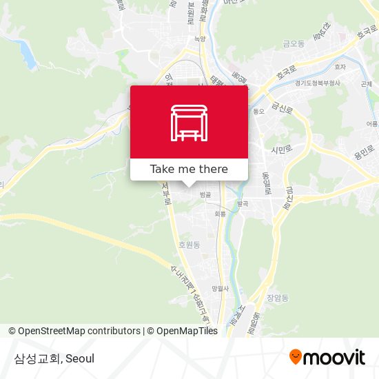 삼성교회 map