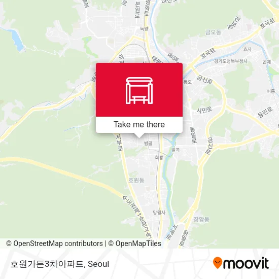 호원가든3차아파트 map