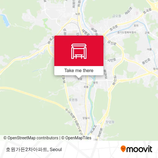 호원가든2차아파트 map