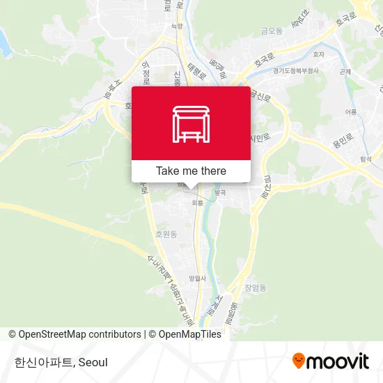 한신아파트 map