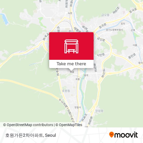 호원가든2차아파트 map