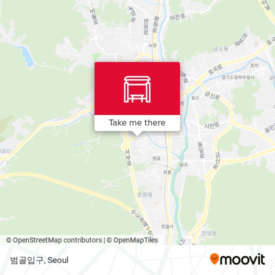 범골입구 map