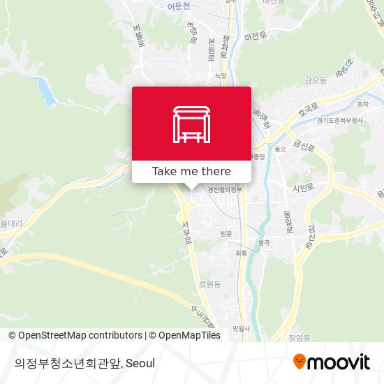 의정부청소년회관앞 map