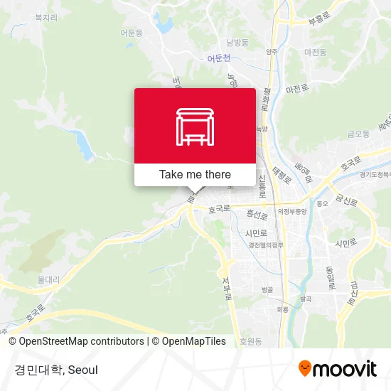 경민대학 map