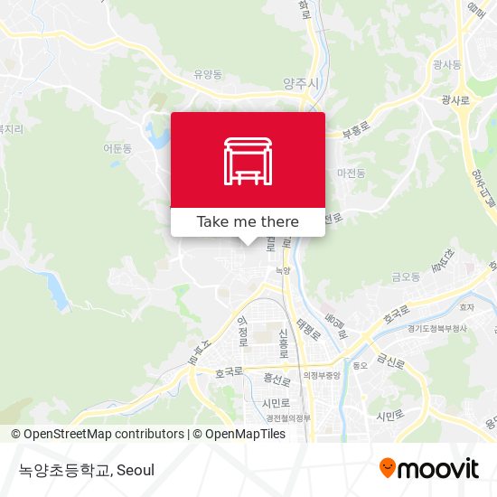 녹양초등학교 map
