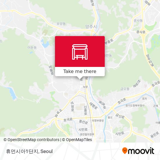 휴먼시아1단지 map