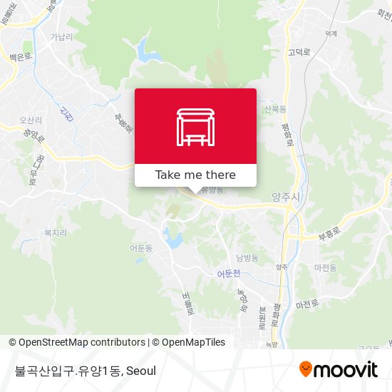 불곡산입구.유양1동 map