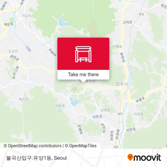 불곡산입구.유양1동 map