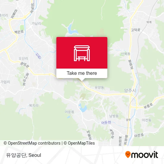 유양공단 map