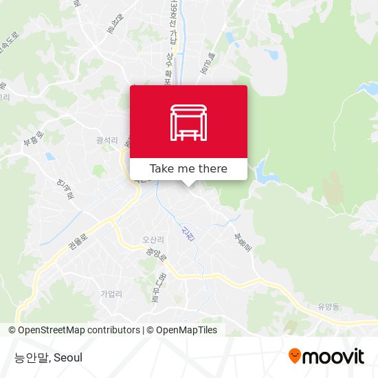 능안말 map