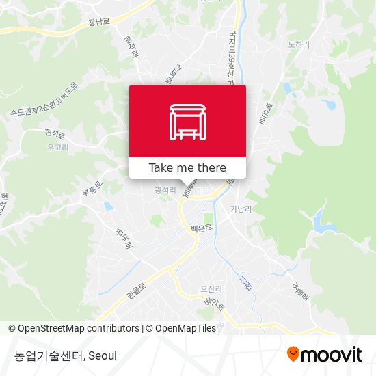 농업기술센터 map