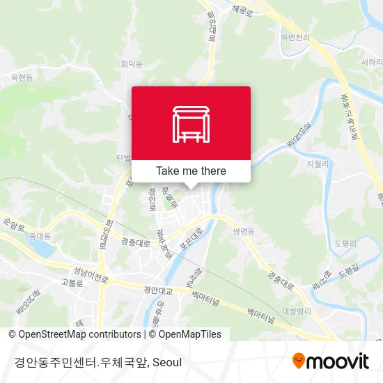 경안동주민센터.우체국앞 map