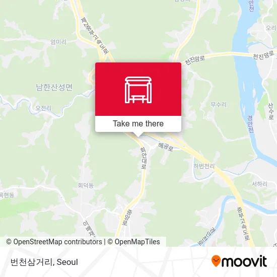 번천삼거리 map