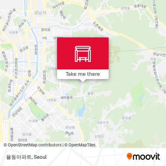 율동아파트 map