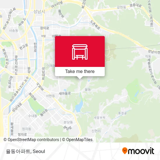 율동아파트 map