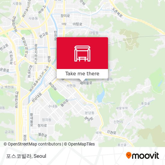 포스코빌라 map