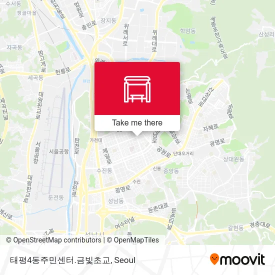 태평4동주민센터.금빛초교 map