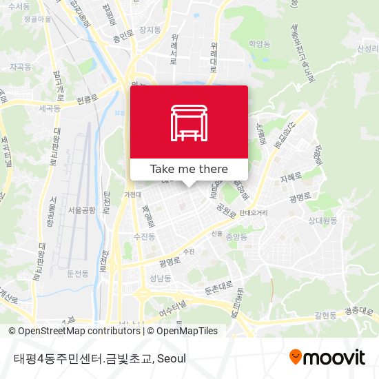 태평4동주민센터.금빛초교 map