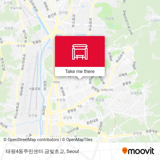 태평4동주민센터.금빛초교 map
