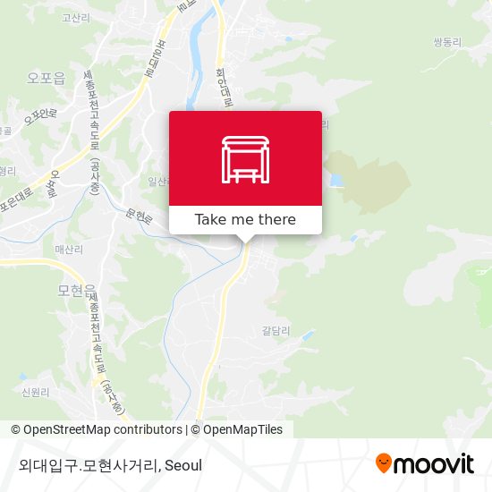 외대입구.모현사거리 map