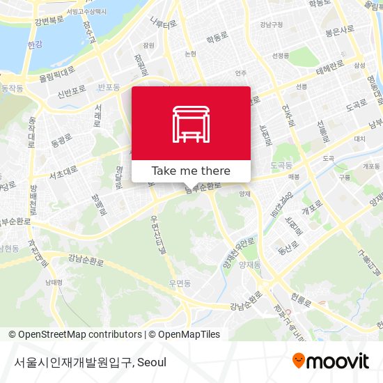 서울시인재개발원입구 map