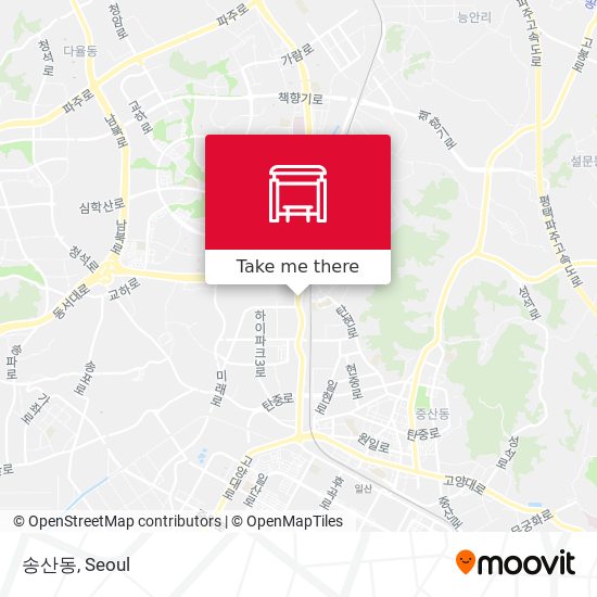 송산동 map