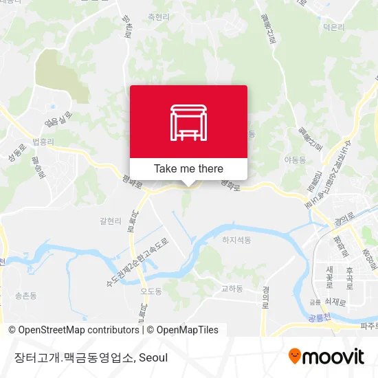 장터고개.맥금동영업소 map