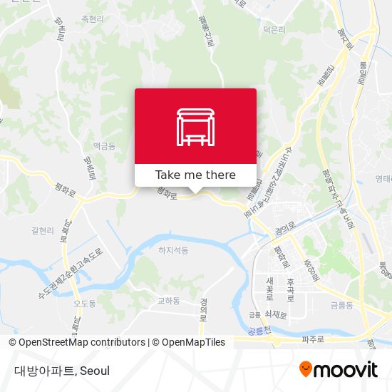 대방아파트 map