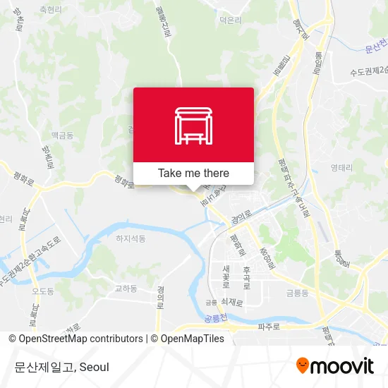 문산제일고 map