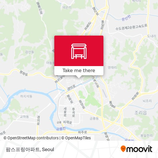 팜스프링아파트 map