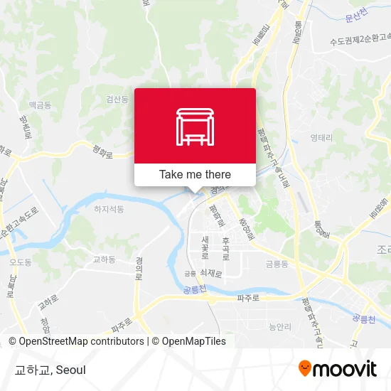 교하교 map