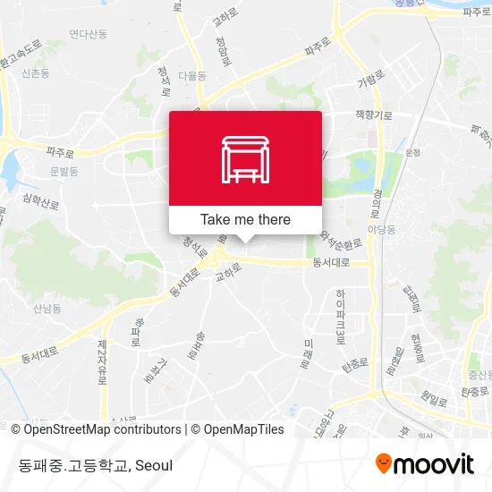 동패중.고등학교 map