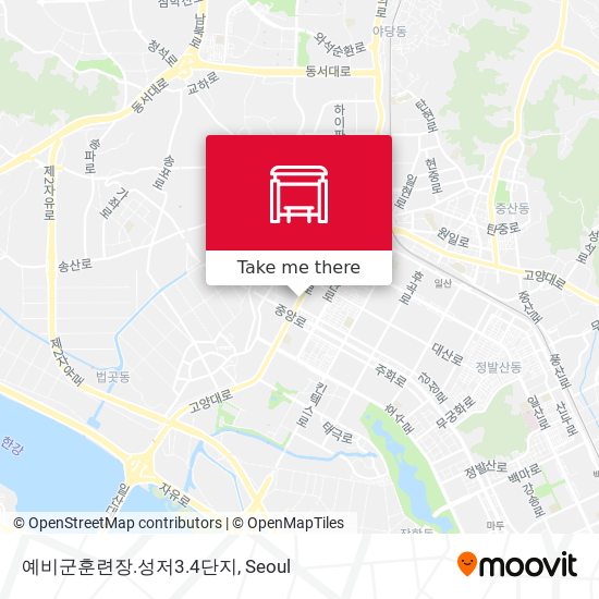 예비군훈련장.성저3.4단지 map