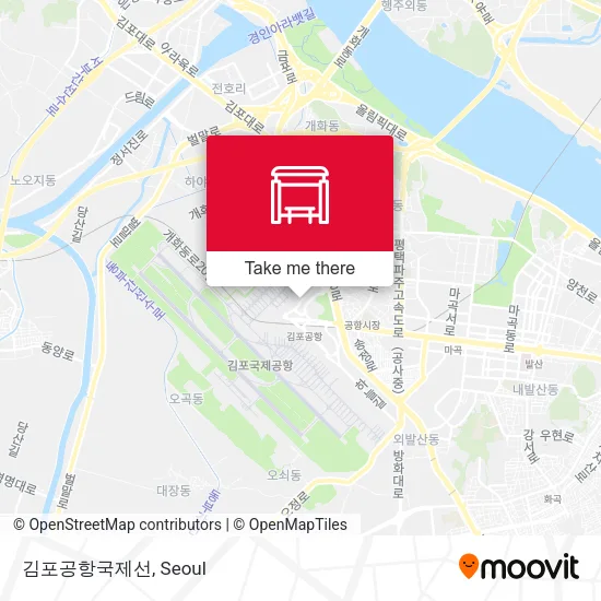 김포공항국제선 map