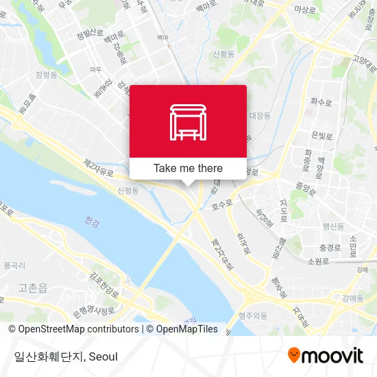 일산화훼단지 map