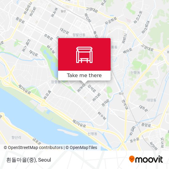 흰돌마을(중) map