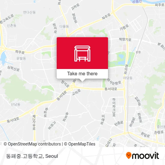 동패중.고등학교 map