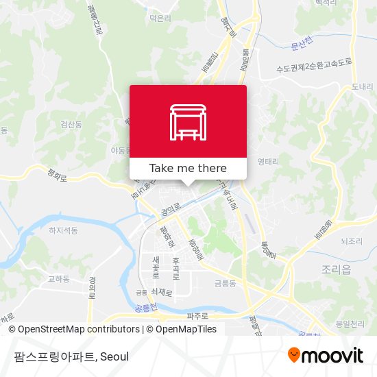 팜스프링아파트 map