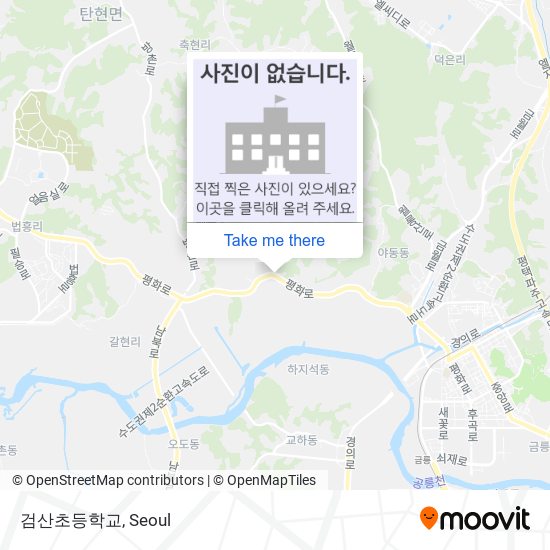 검산초등학교 map