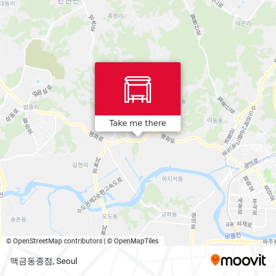 맥금동종점 map