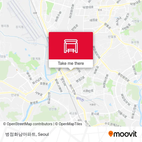 병점화남아파트 map